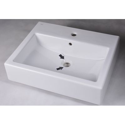 Outlet - Koło Twins umywalka 60x46 cm prostokątna biała L51160000