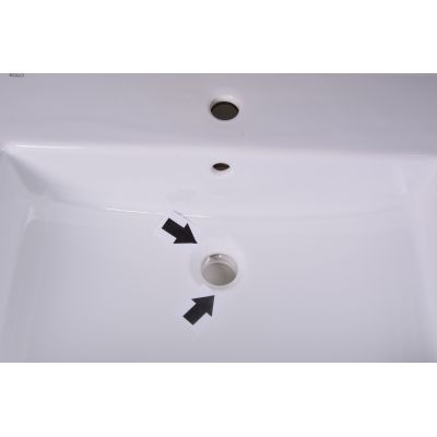 Outlet - Koło Twins umywalka 60x46 cm prostokątna biała L51160000