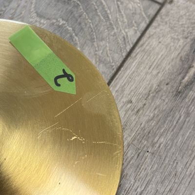 Outlet - Light Prestige Dorado lampa stołowa 2x40 W biała-złota LP-002/2T