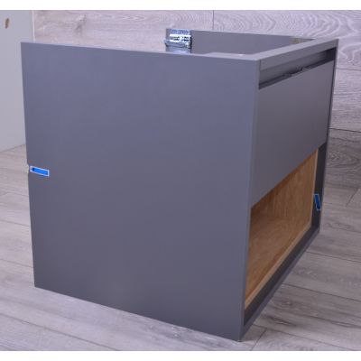 Outlet - Excellent Tuto szafka 60 cm podumywalkowa wisząca szary/dąb MLEX.0101.600.GRBL