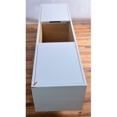 Outlet - Excellent Tuto szafka boczna 160 cm wysoka biały/dąb MLEX.0201.400.WHBL