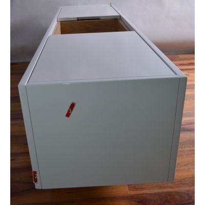 Outlet - Excellent Tuto szafka boczna 160 cm wysoka biały/dąb MLEX.0201.400.WHBL