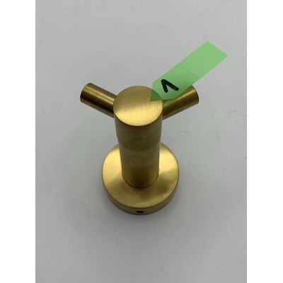 Outlet - Omnires Modern Project haczyk podwójny złoty szczotkowany MP60120GLB