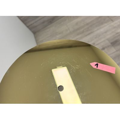 Outlet - Omnires Modern Project stojak na papier toaletowy ze szczotką WC złoty MP60810GL