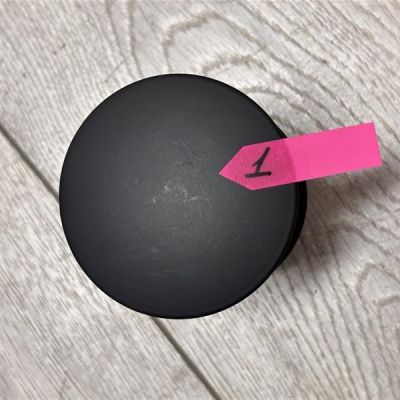 Outlet - Deante Click-Clack korek do umywalki click-clack z przelewem czarny mat NHCB10B