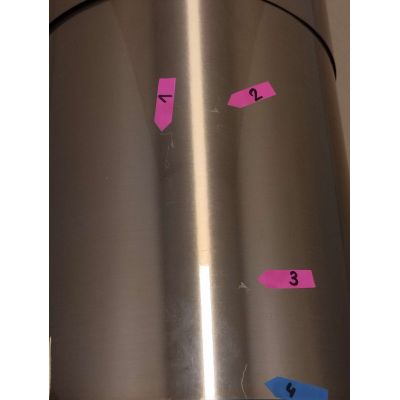 Outlet - Maan Elba okap kuchenny 31 cm wyspowy złoty OELB31D4PC.S3CZ.IN.SA2.ZL3_EO