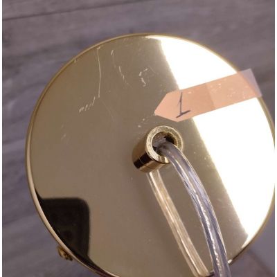 Outlet - Open Design (Orlicki Design) Bao I Gold lampa wisząca 1x8W złoty/biały OR80087