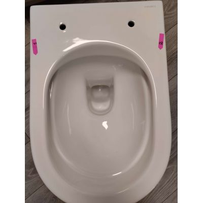 Outlet - Omnires Ottawa Comfort miska WC wisząca bez kołnierza z deską wolnoopadającą biały połysk OTTAWACMWBP