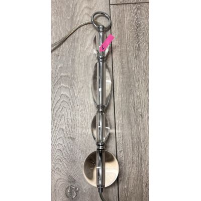 Outlet - CosmoLight Cancun lampa wisząca 4x40 W biała-chrom P04981CH-WH