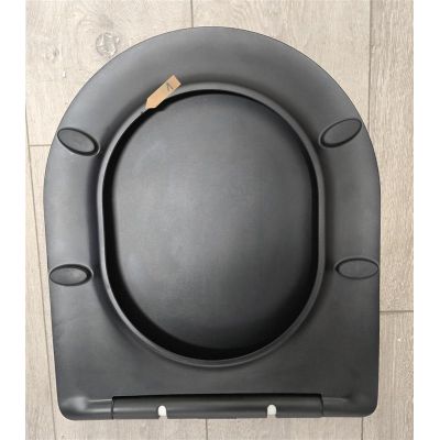 Outlet - Sapho Paco deska sedesowa wolnoopadająca czarna PCS1012B