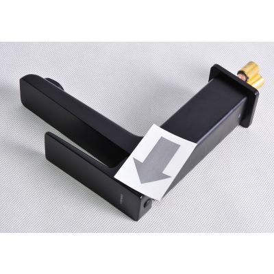 Outlet - Omnires Parma bateria umywalkowa czarny mat PM7410BL