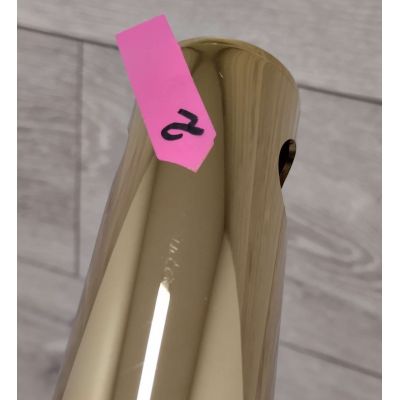 Outlet - Kuchinox Alanis zestaw prysznicowy ścienny z deszczownicą biały/złoty PQIW0OX