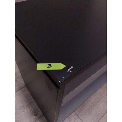 Outlet - Elita Look szafka 80x44,9x28,1 cm podumywalkowa wisząca black matt RE080803027160