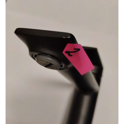 Outlet - Rea Storm bateria umywalkowa stojąca wysoka czarny mat REA-B9988