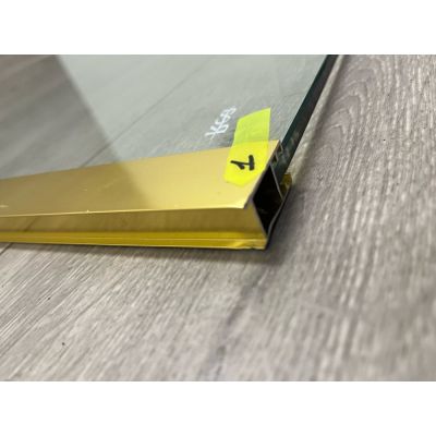 Outlet - Rea Aero Gold Walk-In ścianka prysznicowa 120 cm złoty połysk/szkło przezroczyste REA-K8443