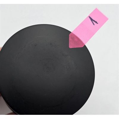 Outlet - Ferro korek umywalkowy 1 1/4" z przelewem okrągły czarny S289BL-B