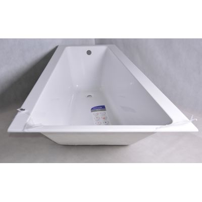 Outlet - Cersanit Crea wanna asymetryczna 160x100 cm lewa biała S301-232