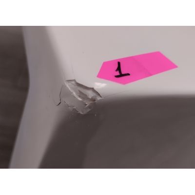 Outlet - Cersanit Crea wanna wolnostojąca 170x82 cm narożna lewa biała S301-329