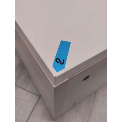 Outlet - Cersanit Smart Slim szafka 40 cm podumywalkowa wisząca biały/jesion S568-022