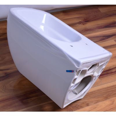 Outlet - Zestaw Cersanit Virgo miska WC wisząca CleanOn z deską wolnoopadającą biały S701-427