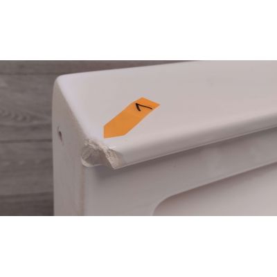 Outlet - Cersanit Mille umywalka z szafką Lara 100 cm orzech S801-331-DSM