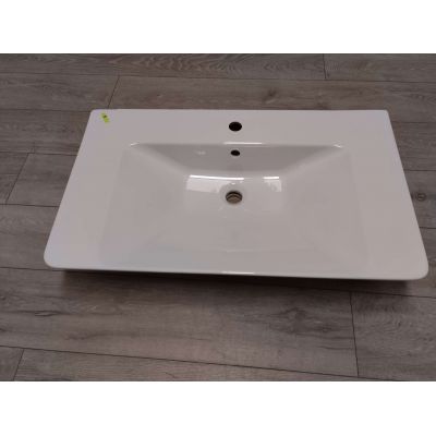 Outlet - Cersanit Mille SET B348 umywalka z szafką Lara 80 cm biała S801-338-DSM