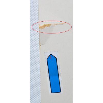 Outlet - Cersanit Lara szafka boczna 150 cm wysoka wisząca orzech S926-008-DSM