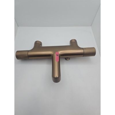Outlet - Cersanit Zen bateria wannowo-prysznicowa ścienna termostatyczna miedź szczotkowana S951-796