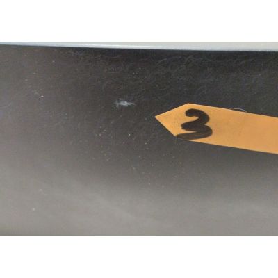 Outlet - Omnires Shell M+ umywalka 60x35 cm owalna nablatowa czarna SHELLUNBLV