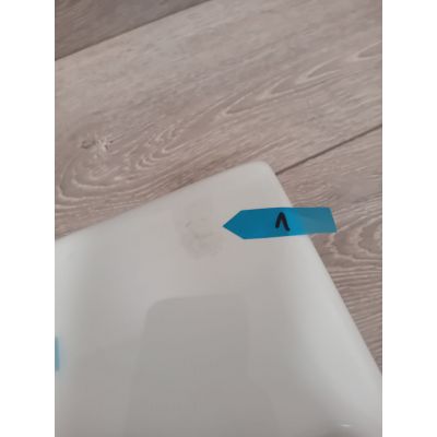 Outlet - Uptrend Corfu umywalka 51x36 cm nablatowa/ścienna prostokątna biały połysk TR414