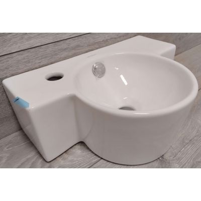 Outlet - Uptrend Roxa umywalka 40x28 cm biały połysk TR4413