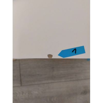 Outlet - Cristalstone Linea Ideal umywalka 120x45 cm ścienna prostokątna biały U1200-MCOLC/BO