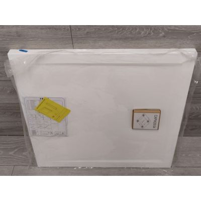 Outlet - SanSwiss Livada brodzik 80x80 cm kwadratowy biały W20Q08004