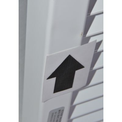 Outlet - Terma Case Slim wymiennik grzejnika 158,5x42 cm biały WGCSX158042K916ZX
