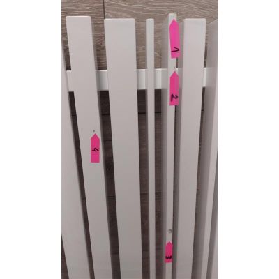 Outlet - Terma Sherwood V grzejnik łazienkowy 130x44 cm biały WGSTV130044K916ZX