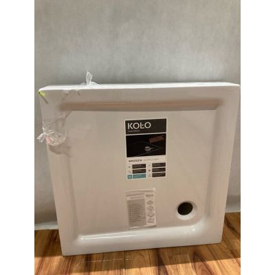 Outlet - Koło First brodzik 90x90 cm kwadratowy biały XBK1690000