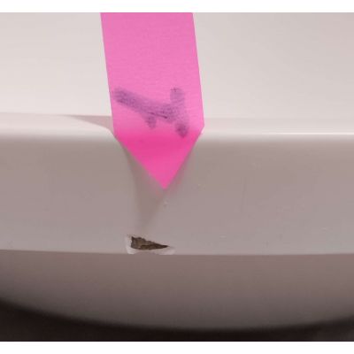 Outlet - Ravak Avocado umywalka 85x45 cm prawa biała XJ1P1100000