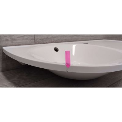 Outlet - Ravak Avocado umywalka 85x45 cm prawa biała XJ1P1100000