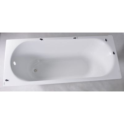 Outlet - Koło Opal Plus wanna prostokątna 160x70 cm biała XWP1260000