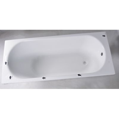 Outlet - Koło Opal Plus wanna prostokątna 160x70 cm biała XWP1260000