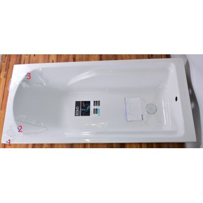 Outlet - Koło Comfort Plus wanna prostokątna 190x90 cm biała XWP1490000