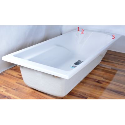 Outlet - Koło Comfort Plus wanna prostokątna 190x90 cm biała XWP1490000