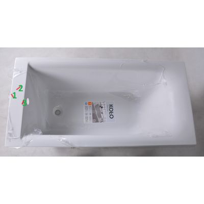 Outlet - Koło Rekord wanna prostokątna 140x70 cm biała XWP1640000