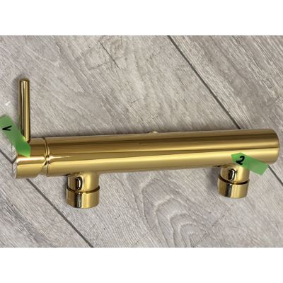 Outlet - Omnires Y bateria prysznicowa ścienna złota Y1240GL