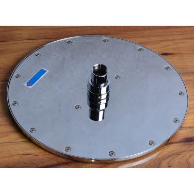 Outlet - Omnires Y zestaw prysznicowy ścienny termostatyczny z deszczownicą chrom Y1244LUXLCR