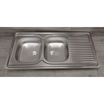Outlet - Deante Tango zlewozmywak stalowy 120x60 cm satyna/stal ZE60210