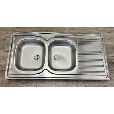 Outlet - Deante Tango zlewozmywak stalowy 120x60 cm satyna/stal ZE60210