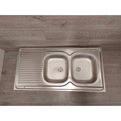 Outlet - Deante Tango zlewozmywak stalowy 120x60 cm stal ZE6_0210