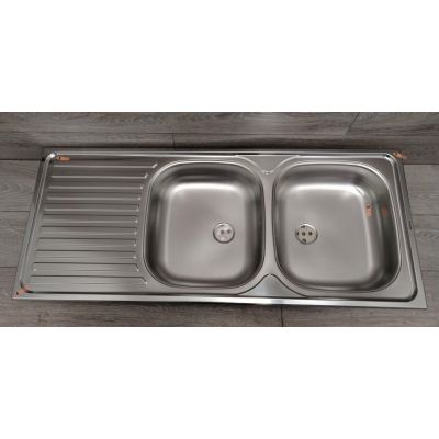 Outlet - Deante Techno zlewozmywak stalowy 116,5x50 cm satyna ZEU0210