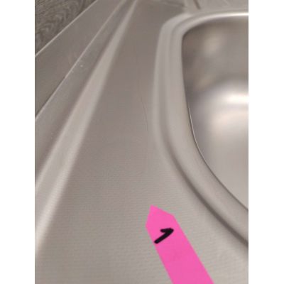 Outlet - Deante Tango zlewozmywak stalowy 80x60 cm nakładany stal dekor ZM6311P